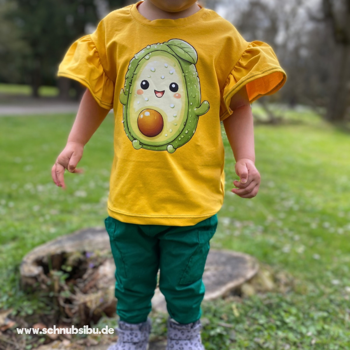 Bügelbild Kleine Avocado